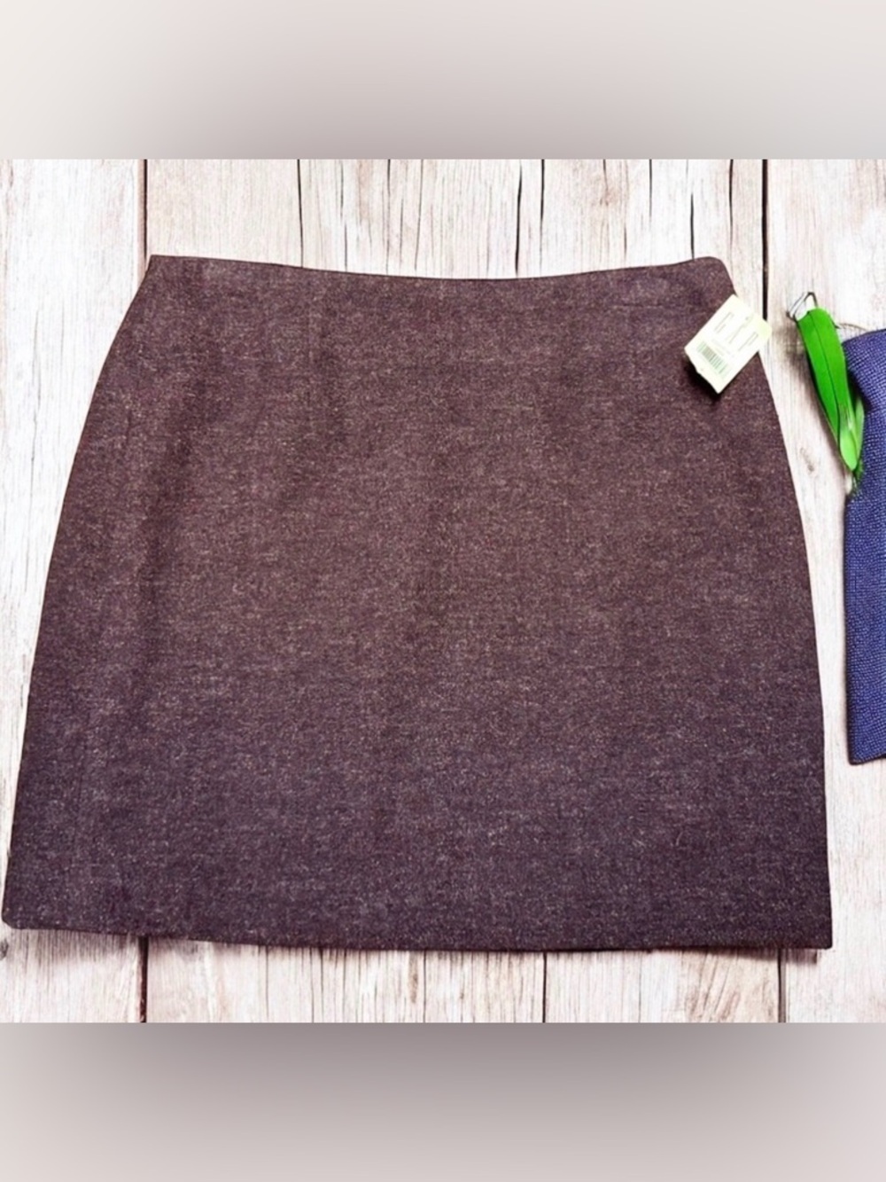 GAP Women’s Wool Linen Blend Burgundy Mini Skirt ~ Size 8 ~ NWT